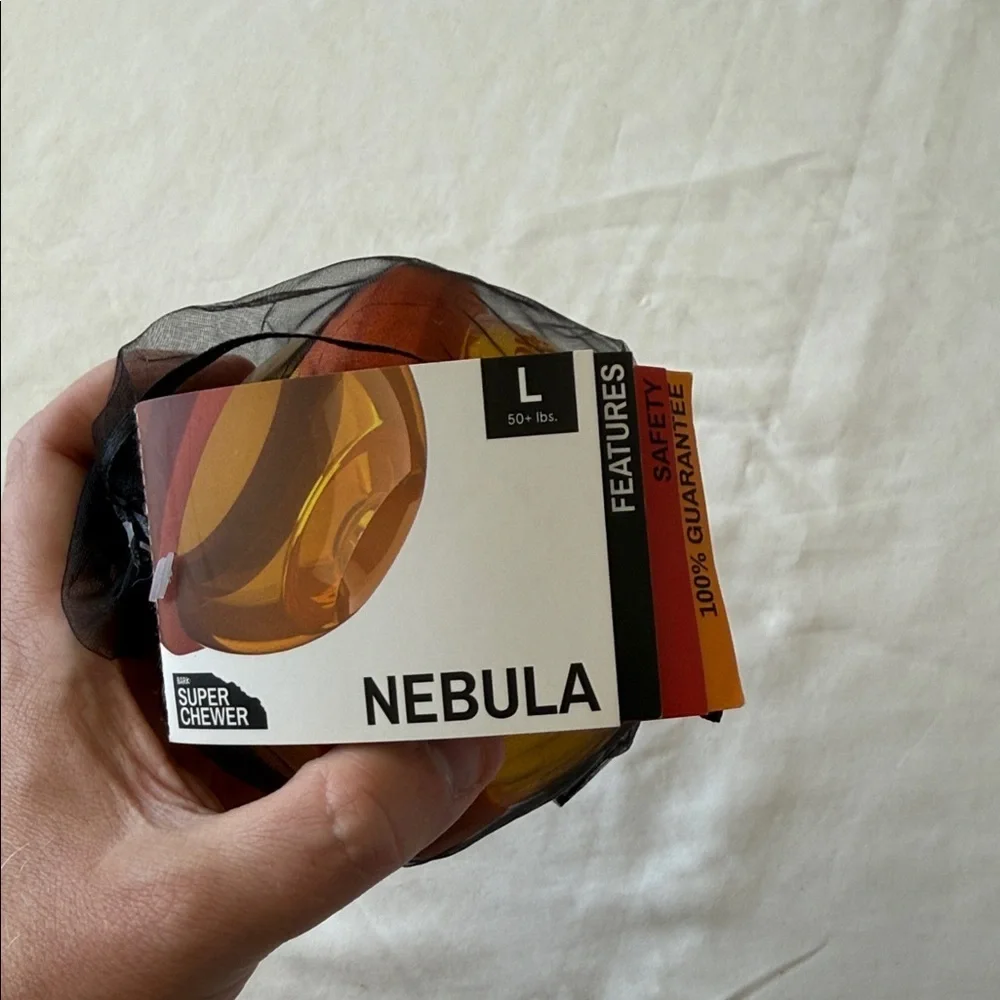 Bark Nebula Gold and Orange Dog Toy
